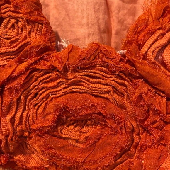 LU LUVIA Small ORANGE DRESS - Picture 4 of 8